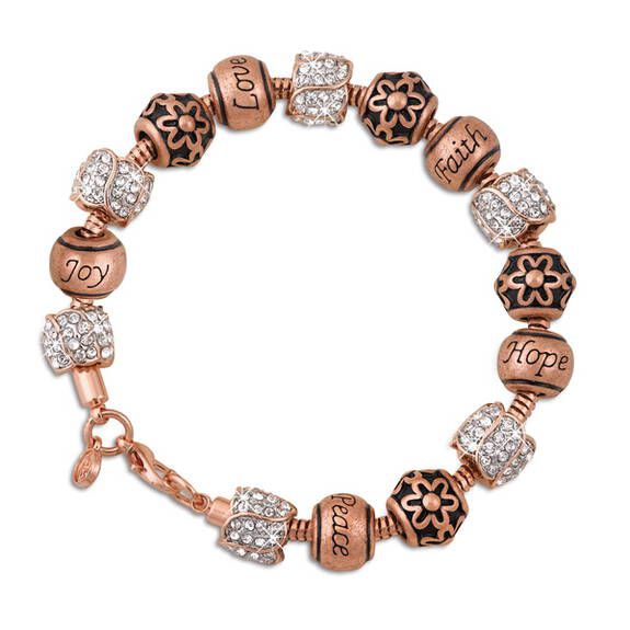 Flowers Of Harmony - Copper Bracelet